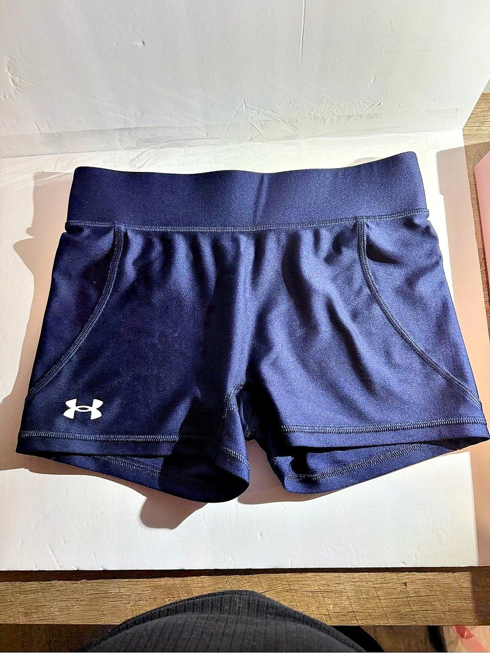 Under Armour HeatGear Compression Shorts Navy